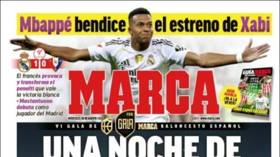 Marca: "Mbappé bendice el estreno de Xabi"
