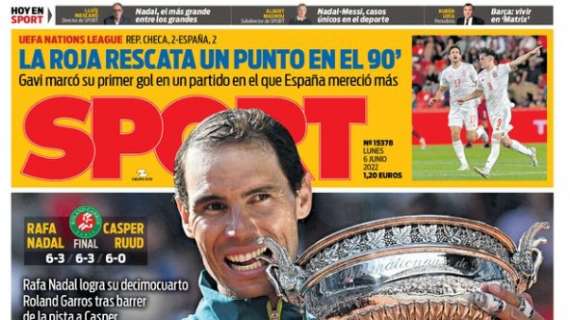 Sport: "La Roja rescata un punto en el minuto 90"