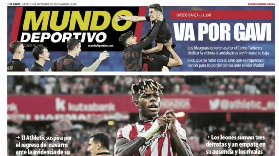 Mundo Deportivo, Ed.Vizcaya: "A la espera de Nico"
