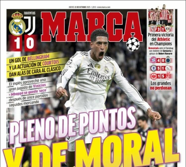 Marca: "Pleno de puntos y de moral"