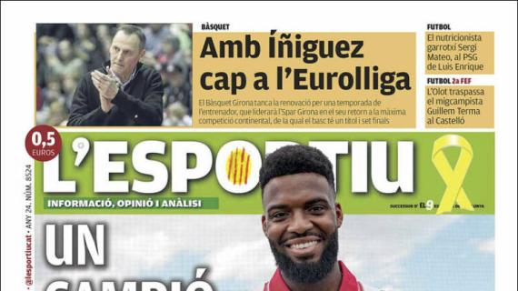 L'Esportiu, Ed.Girona: ''Un campeón del mundo en Montilivi''