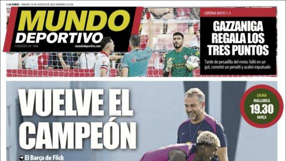 Mundo Deportivo: "Vuelve el campeón"