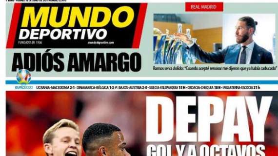 Mundo Deportivo: "Depay, gol y a Octavos"
