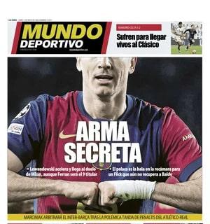 Mundo Deportivo: "Arma secreta"