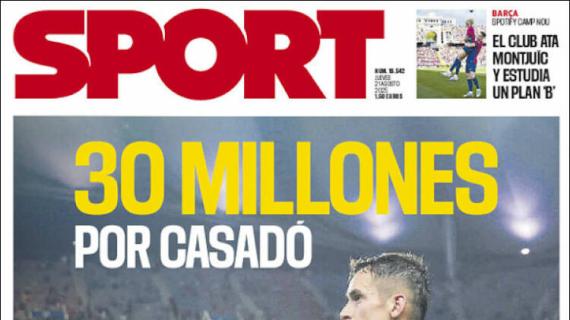 Sport: "30 millones por Casadó"