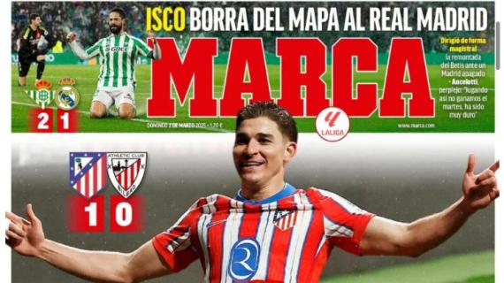 Marca: "Arañazo a la Liga"