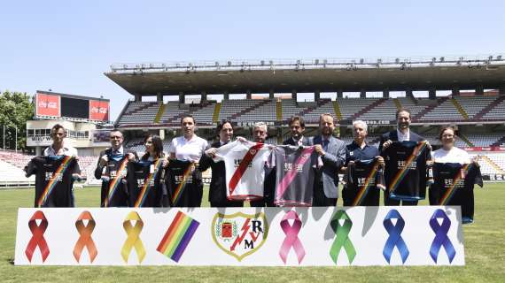 El Rayo vestirá una franja arcoíris en su segunda equipación para "luchar contra la homofobia"