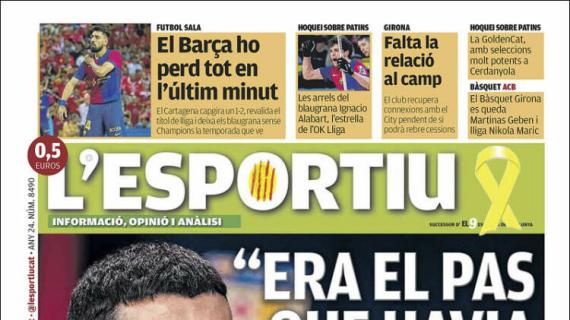 L'Esportiu, Joan Garcia: "Era el paso que tenía que hacer"