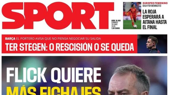 Sport: "Flick quiere más fichajes"