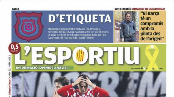 L'Esportiu, Ed.Girona: "Se aguanta por un hilo"