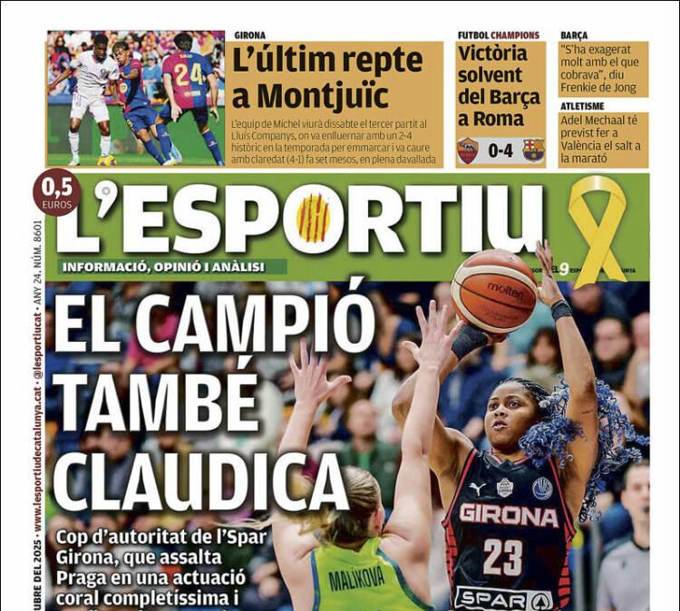 L'Esportiu, Ed.Girona: "El último reto en Montjuïc"