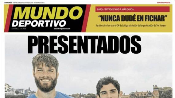 Mundo Deportivo, Ed.Guipúzcoa: "Presentados"