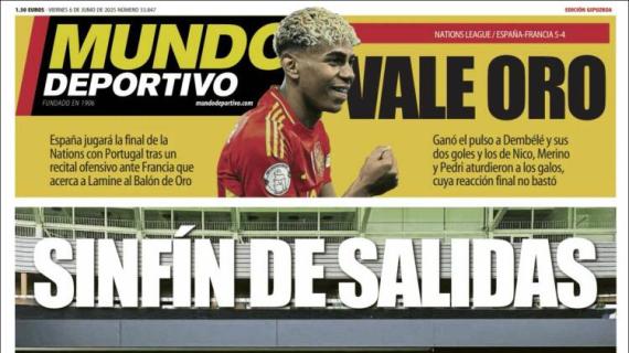 Mundo Deportivo, Ed.Guipúzcoa: “Sinfín de salidas“