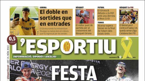 L'Esportiu, Ed.Girona: "El doble en salidas que en entradas"