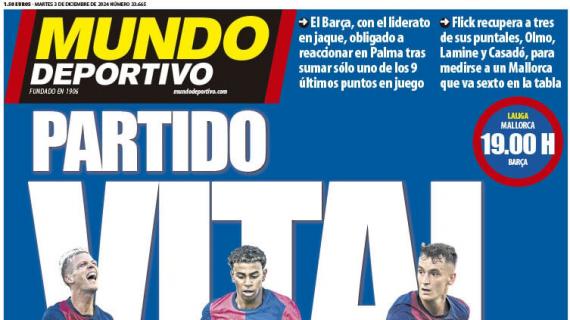 Mundo Deportivo: "Partido vital"