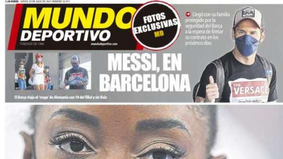 Mundo Deportivo: "Messi, en Barcelona"