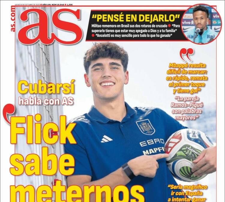 Cubarsí en As: "Flick sabe meternos caña"
