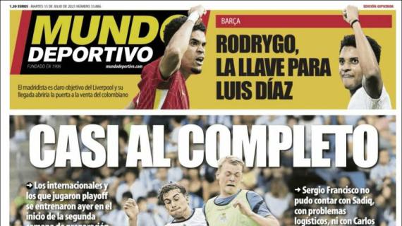 Mundo Deportivo, Ed.Guipúzcoa: "Casi al completo"