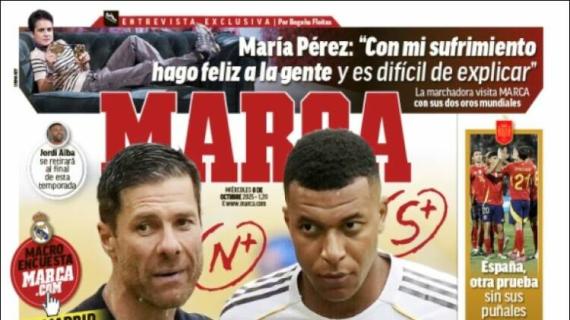 Marca: "Mbappé sobresaliente, Xabi notable"