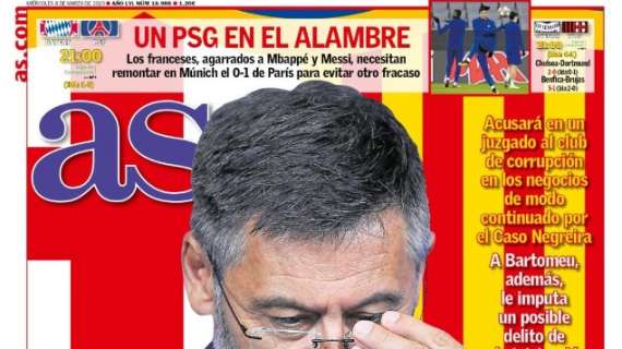 As: "La Fiscalía denuncia al Barça"
