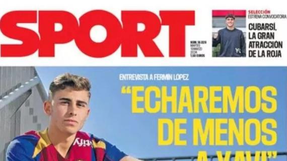 Fermín López en Sport: "Echaremos de menos a Xavi"