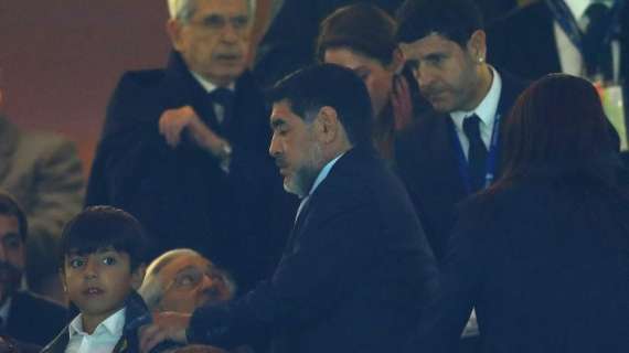 Maradona: "Estoy contento porque mantenemos el respeto del mundo a la celeste y blanca"