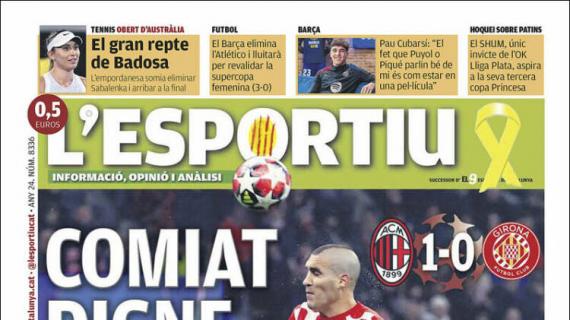 L'Esportiu, Ed.Girona: "Despedida digna"