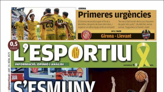 L'Esportiu, Ed.Girona: "Primeras urgencias"
