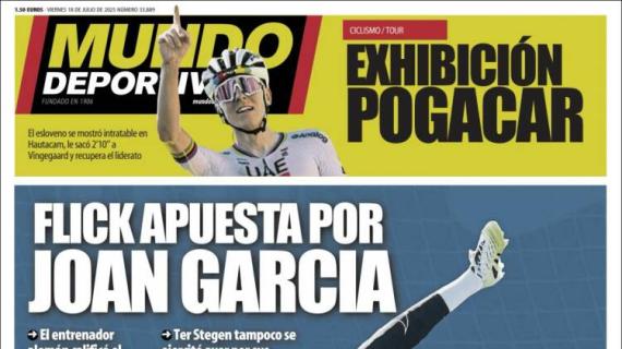 Mundo Deportivo: "Flick apuesta por Joan Garcia"