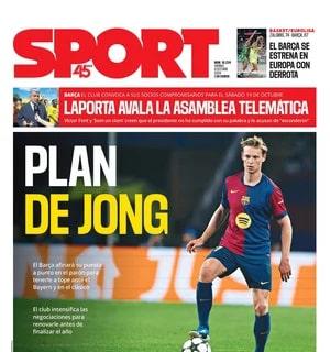 Sport: "Plan De Jong"