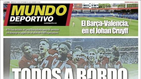 Mundo Deportivo, Ed.Vizcaya: "Todos a bordo"