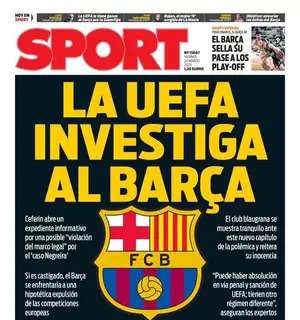 Sport: "La UEFA investiga al Barça"