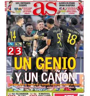 As: "Un genio y un cañón"