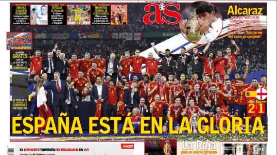 As: "España está en la gloria"