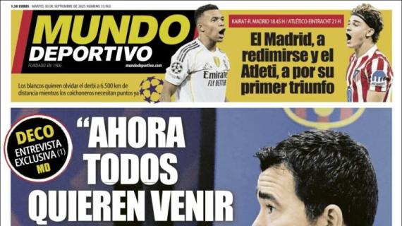 Deco en Mundo Deportivo: "Ahora todos quieren venir al Barça"