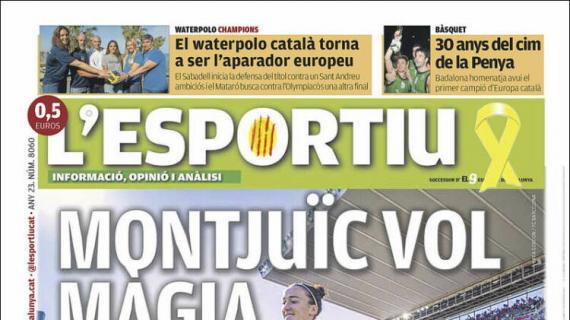 L'Esportiu: "Montjuïc quiere magia"