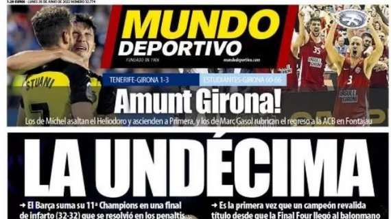 Mundo Deportivo: "Arriba Girona"