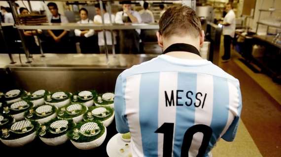 Jordi Roca recrea una jugada de Messi con la 'albiceleste' en un postre