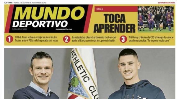 Mundo Deportivo, Ed.Vizcaya: "Adelante y atrás"