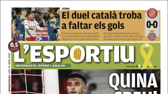 L'Esportiu: "¡Qué cruz!"