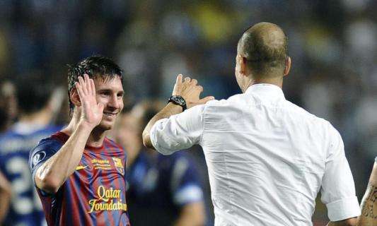 Messi: "Es normal que haya homenaje a Pep por lo que significó, ganó y dio"