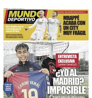 Lamine Yamal en Mundo Deportivo: "¿Yo al Madrid? Imposible"