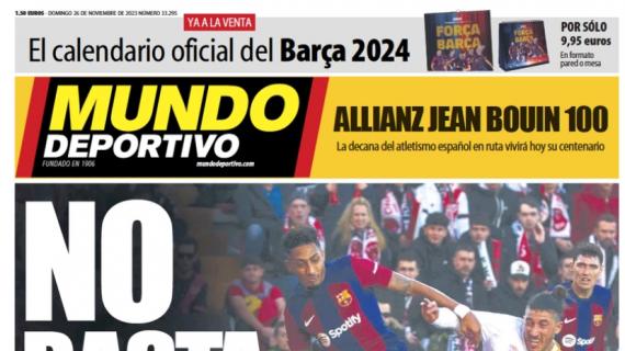 Mundo Deportivo: "No basta"