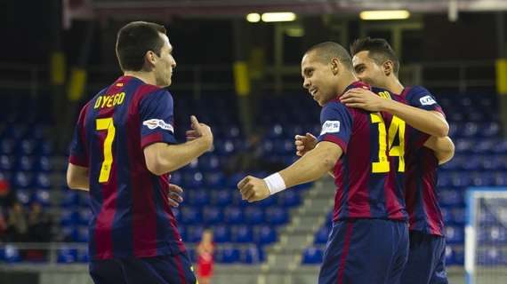 Fútbol Sala, el Barça sigue fuerte en el liderato tras ganar al Magna Navarra