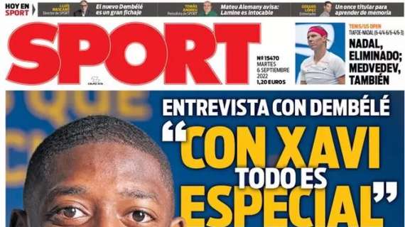 Dembélé a Sport: "Con Xavi todo es especial"