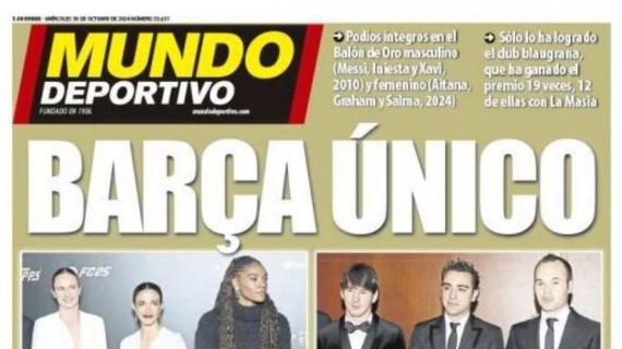 Mundo Deportivo: "Barça único"