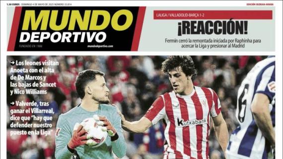 Mundo Deportivo, Ed.Vizcaya: "A por el derbi"