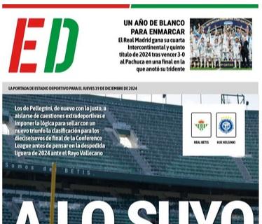 Estadio Deportivo: "A lo suyo"