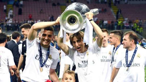 FOTONOTICIA TMW - El festejo de los jugadores del Real Madrid