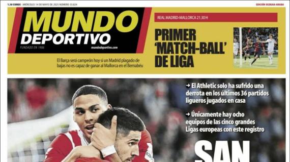 Mundo Deportivo, Ed.Vizcaya: "San Mamés tiene magia"